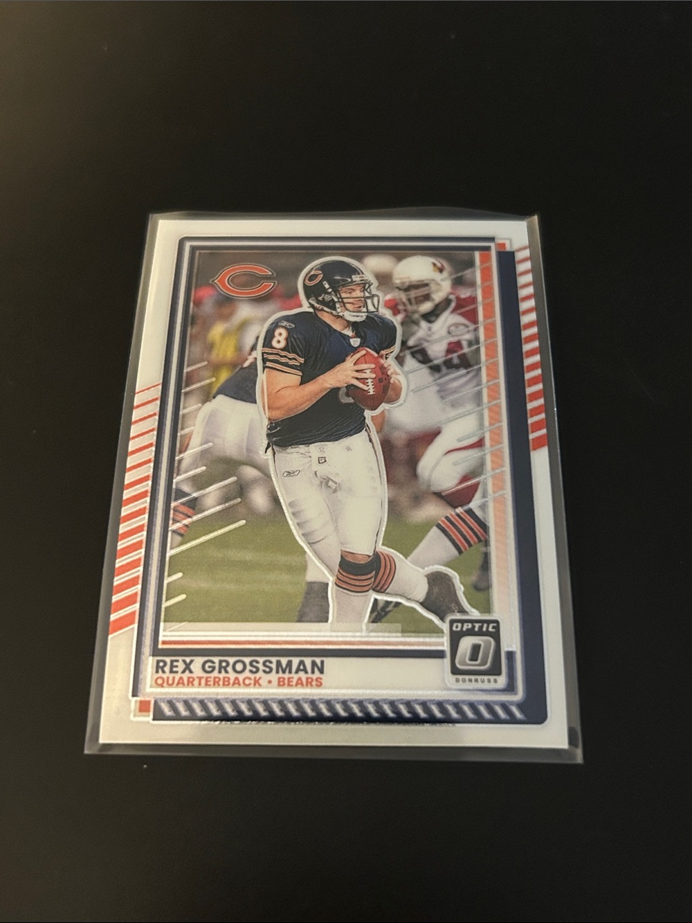 Panini Rex Grossman Chicago Bears Card - Navy/White/Orange